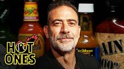 Jeffrey Dean Morgan Can't Feel His Face While Eating Spicy Wings Jeffrey Dean Morgan Can't Feel His Face While Eating Spicy Wings