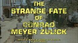 The Strange Fate of Conrad Meyer Zulick The Strange Fate of Conrad Meyer Zulick