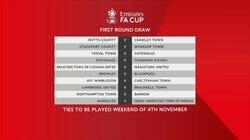 First Round Draw First Round Draw