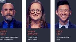 Dennis Chase Vs. Norah Webster Vs. Erick Loh, show # 8312. Dennis Chase Vs. Norah Webster Vs. Erick Loh, show # 8312.