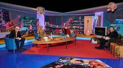 Jeremy Vine, James Acaster, Gemma Cairney Jeremy Vine, James Acaster, Gemma Cairney