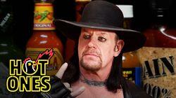 The Undertaker Takes Care of Business While Eating Spicy Wings The Undertaker Takes Care of Business While Eating Spicy Wings