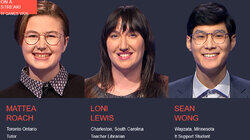 Mattea Roach Vs. Loni Lewis Vs. Sean Wong, show # 8558. Mattea Roach Vs. Loni Lewis Vs. Sean Wong, show # 8558.