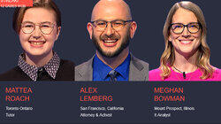 Mattea Roach Vs. Alex Lemberg Vs. Meghan Bowman, show # 8559. Mattea Roach Vs. Alex Lemberg Vs. Meghan Bowman, show # 8559.