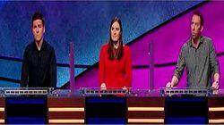 James Holzhauer Vs. Kate Kelly Vs. Jason Mangano, show # 7932. James Holzhauer Vs. Kate Kelly Vs. Jason Mangano, show # 7932.