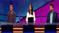 James Holzhauer Vs. Laura Schulman Vs. Nate Scheffey, show # 7934. James Holzhauer Vs. Laura Schulman Vs. Nate Scheffey, show # 7934.