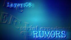 Rumors Rumors