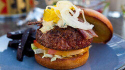 Black and Blue Burger