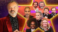 George Clooney, Michael Sheen, David Tennant, Viola Davis, Daisy May Cooper, Vanessa Kirby, Michael Ball, Alfie Boe George Clooney, Michael Sheen, David Tennant, Viola Davis, Daisy May Cooper, Vanessa Kirby, Michael Ball, Alfie Boe