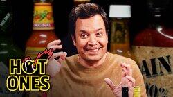 Jimmy Fallon Gets Spooked by Spicy Wings Jimmy Fallon Gets Spooked by Spicy Wings