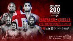 Bellator 200: Carvalho vs. Mousasi Bellator 200: Carvalho vs. Mousasi