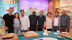 John Torode, Griff Rhys Jones, Paterson Joseph, Jason Priestley, Sigrid John Torode, Griff Rhys Jones, Paterson Joseph, Jason Priestley, Sigrid