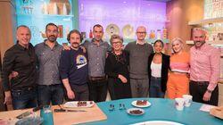 Mark Gatiss, Rufus Hound, Chris and Xand van Tulleken, Prue Leith, Anne-Marie Mark Gatiss, Rufus Hound, Chris and Xand van Tulleken, Prue Leith, Anne-Marie