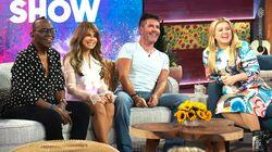 Simon Cowell, Randy Jackson, Paula Abdul, Justin Guarini Simon Cowell, Randy Jackson, Paula Abdul, Justin Guarini