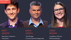 Matt Amodio Vs. David Garcia Vs. Casey Brown, show # 8418. Matt Amodio Vs. David Garcia Vs. Casey Brown, show # 8418.
