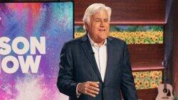 Lea Michele, Emily Osment, guest host Jay Leno Lea Michele, Emily Osment, guest host Jay Leno