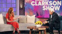 Johnny Knoxville, Rachel Wolfson, Abigail Cowen, guest host Jay Leno Johnny Knoxville, Rachel Wolfson, Abigail Cowen, guest host Jay Leno