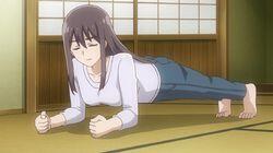 The High School Girl and Working Out