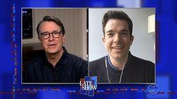Stephen Colbert from home, with John Mulaney, John Fogerty Stephen Colbert from home, with John Mulaney, John Fogerty