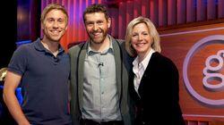 Russell Howard and Hazel Irvine Russell Howard and Hazel Irvine