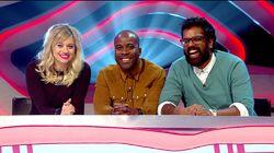 Pixie Lott, Russell Kane, Romesh Ranganathan, Dane Baptiste Pixie Lott, Russell Kane, Romesh Ranganathan, Dane Baptiste