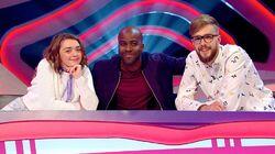 Maisie Williams, Ashley Walters, James Acaster, Iain Stirling Maisie Williams, Ashley Walters, James Acaster, Iain Stirling