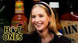 Jennifer Lawrence Sobs in Pain While Eating Spicy Wings Jennifer Lawrence Sobs in Pain While Eating Spicy Wings