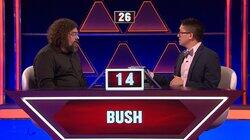 Bobby Moynihan vs. Hasan Minhaj and Katie Couric vs. Mario Cantone Bobby Moynihan vs. Hasan Minhaj and Katie Couric vs. Mario Cantone