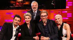 Orlando Bloom, Stephen Merchant, Tamsin Greig, SuRie Orlando Bloom, Stephen Merchant, Tamsin Greig, SuRie