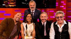 Dwayne Johnson, Naomie Harris, Martin Freeman, Roger Daltrey Dwayne Johnson, Naomie Harris, Martin Freeman, Roger Daltrey