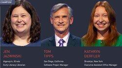 Jen Jazwinski Vs. Tom Tipps Vs. Kathryn Derfler, show # 8375. Jen Jazwinski Vs. Tom Tipps Vs. Kathryn Derfler, show # 8375.
