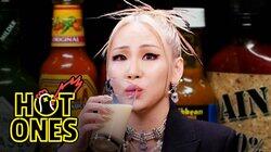 CL Gets Extra Spicy While Eating Spicy Wings CL Gets Extra Spicy While Eating Spicy Wings