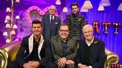 Paul O'Grady, Jack Whitehall, Michael Whitehall, Robin Thicke