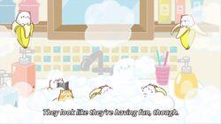 Bananya in the Bathroom, Nya Bananya in the Bathroom, Nya