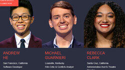 Andrew He Vs. Michael Guarnieri Vs. Rebecca Clark, show # 8447. Andrew He Vs. Michael Guarnieri Vs. Rebecca Clark, show # 8447.