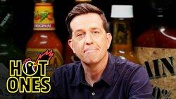 Ed Helms Needs a Mouth Medic While Eating Spicy Wings Ed Helms Needs a Mouth Medic While Eating Spicy Wings