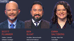 Scott Plummer Vs. Ben Sloat Vs. Emma Saltzberg, show # 8503. Scott Plummer Vs. Ben Sloat Vs. Emma Saltzberg, show # 8503.