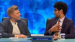 Richard Ayoade, Rob Beckett, Claudia Winkleman, Adam Riches Richard Ayoade, Rob Beckett, Claudia Winkleman, Adam Riches