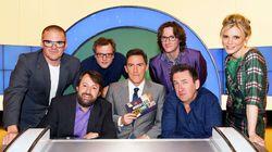 Miles Jupp, Heston Blumenthal, Emilia Fox, Ed Byrne Miles Jupp, Heston Blumenthal, Emilia Fox, Ed Byrne