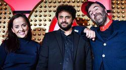 Nish Kumar, Luisa Omielan, David O'Doherty Nish Kumar, Luisa Omielan, David O'Doherty