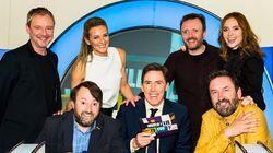 Gabby Logan, Chris McCausland, Angela Scanlon, John Simm Gabby Logan, Chris McCausland, Angela Scanlon, John Simm
