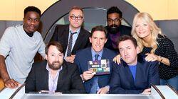 Jack Dee, Romesh Ranganathan, Gaby Roslin, Tinchy Stryder Jack Dee, Romesh Ranganathan, Gaby Roslin, Tinchy Stryder