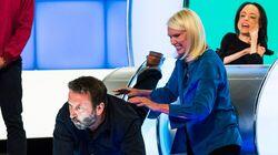 Liz Carr, Miles Jupp, Samson Kayo, Anneka Rice Liz Carr, Miles Jupp, Samson Kayo, Anneka Rice