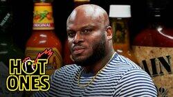 Derrick Lewis Is Not Okay While Eating Spicy Wings Derrick Lewis Is Not Okay While Eating Spicy Wings