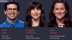 Josh Saak Vs. Allison Pistorius Vs. Meg Ohare, show # 8381. Josh Saak Vs. Allison Pistorius Vs. Meg Ohare, show # 8381.