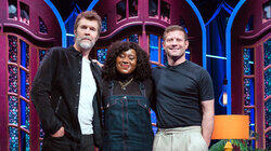 Rhod Gilbert, Susan Wokoma, Dermot O'Leary Rhod Gilbert, Susan Wokoma, Dermot O'Leary