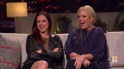 Melissa Peterman & Hayley Orrantia Melissa Peterman & Hayley Orrantia