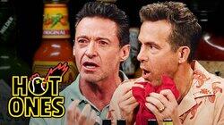 Ryan Reynolds and Hugh Jackman Go Claws Out While Eating Spicy Wings