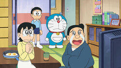 Anniversary Sticker / The Wish Realizing Machine Has Gone Too Far! / Doraemon: Nobita's Chronicle of the Moon Exploration Anniversary Sticker / The Wish Realizing Machine Has Gone Too Far! / Doraemon: Nobita's Chronicle of the Moon Exploration