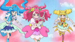 All our powers as one! Miracle healing! All our powers as one! Miracle healing!